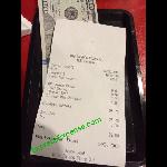 Receipt From Our Dinner Picture Of Big Daddy S Pizzeria