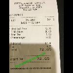 Our Receipt As Proof Of Visit Picture Of J Alexander S Restaurant