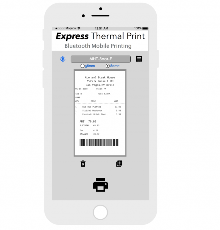 Express Thermal Print App For Ios And Android Expressexpense How To Make 1254
