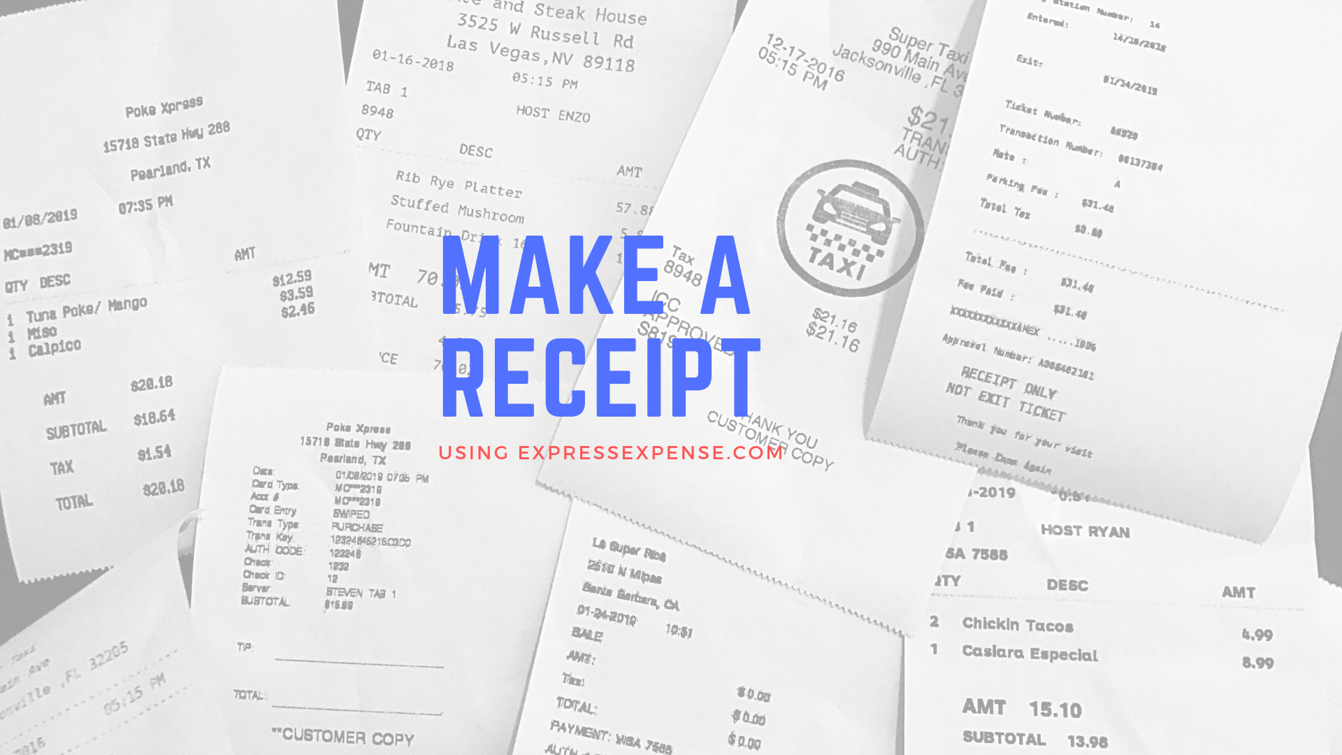 How To Make Fake Rent Receipts