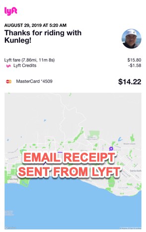 How Do I Get A Receipt For Lyft Ride Get A Pritn Receipt From Lyft