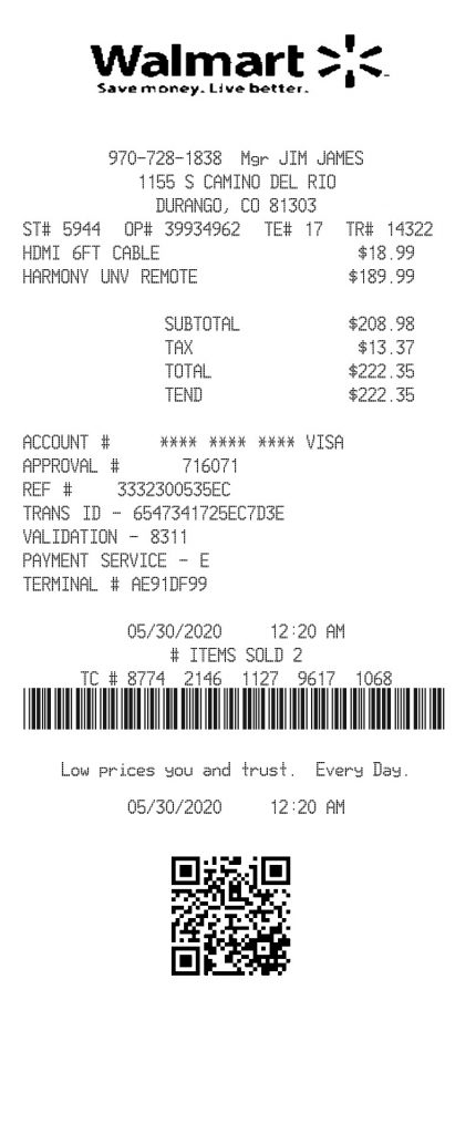 Walmart receipt template Archives ExpressExpense How to Make