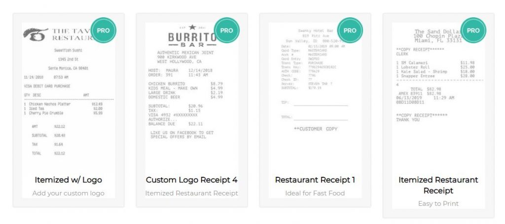 How to make a Gucci Receipt online using ExpressExpense receipt