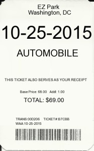 parking receipt for parking garage or lot restaurant receipt generator