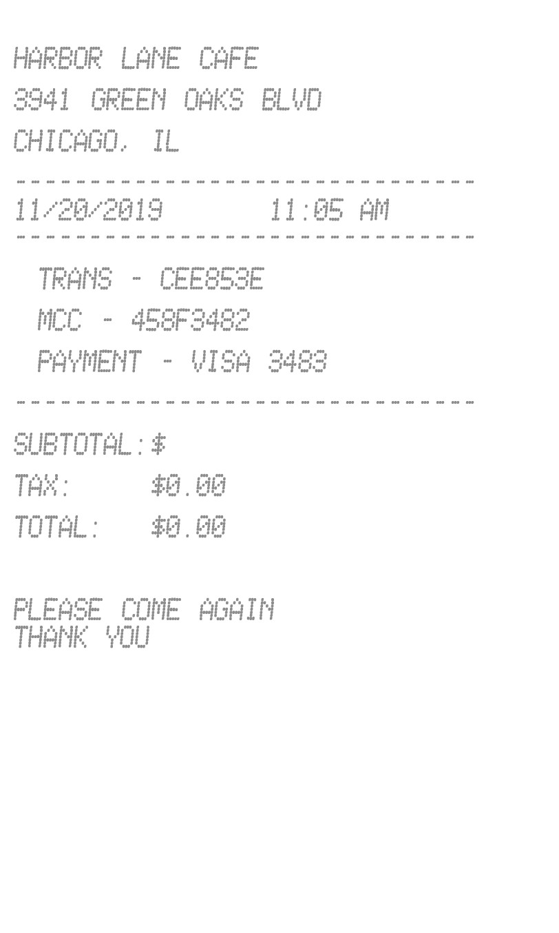 Common Receipt receipt