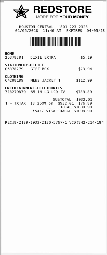 Expenses Receipt - Best Receipt Maker - Receipt Generator - #1