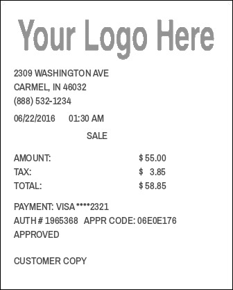 sample receipt template