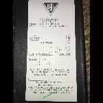 Our Receipt For Two Dozen Raw Oysters Shucked On The Half Shell