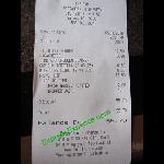 The Receipt Picture Of Ram Restaurant Brewery Salem Tripadvisor