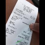 My Receipt Total For The Langostino Lobster Burrito Combo Meal 