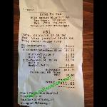 My Receipt Picture Of Kung Fu Tea Las Vegas Tripadvisor