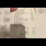 Watch Insulting Notes About Customers On Eatery S Receipt Upi Com