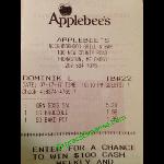 Our Very Modest Check Picture Of Applebee S Thomaston Tripadvisor