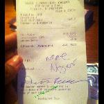 Crazy Restaurant Receipts