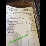 The Bill Picture Of A Taste Of Thailand Restaurant At Shemara