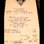 Receipt Bj S Restaurant Brewhouse San Rafael 