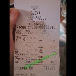 The Bill For 4 2 Big Pizzas Shared Picture Of Oliva Pizzeria