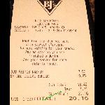 Receipt Bj S Restaurant Brewhouse San Rafael Yelp