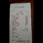 Yikes Dinner Receipt For Two Plus More Wine Ordered In Bar 