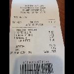 Breakfast Receipt 