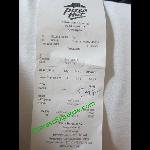 The Receipt Picture Of Pizzahut Antwerp Tripadvisor