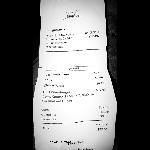 Meal Receipt 