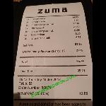 Ticket Picture Of Zuma London London Tripadvisor