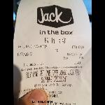 Jumbo Jack No Cheese Receipt Good Price 