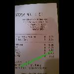 Receipt Picture Of Lee S Sandwiches Las Vegas Tripadvisor