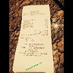 Happy Hour Receipt 