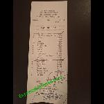 Receipt Showing Goodwill Removal Of Main Meal After Hair Found In
