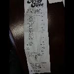 My Total Receipt 29 42 8 Tacos 1 Burrito 1 Nachos With Extra Meat