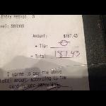 This Waitress Got A 0 Tip On A 187 Bill And Her Facebook