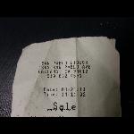 The Top Of The Receipt Issued By The Store 