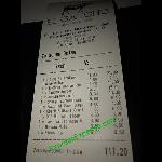 Bill Receipt Picture Of El Gaucho Munich Tripadvisor