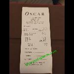 The Bill Between 4 Of Us Picture Of Oscar Restaurant Bar London