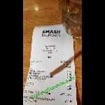 Receipt Picture Of Smashburger Bath Bath Tripadvisor