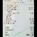 Crazy Restaurant Receipts