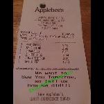 Bill Picture Of Applebee S New York City Tripadvisor