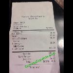 Lunch Receipt Picture Of Twin Brothers Restaurant Nassau