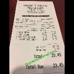 Receipt Picture Of Windmill Restaurant Morgantown Tripadvisor