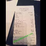 Receipt Picture Of The Oceanaire Seafood Room Indianapolis