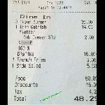 Crazy Restaurant Receipts