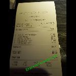 Bill Picture Of Kyoto Sushi Grill Willemstad Tripadvisor