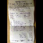 Receipt Crystal Jade Hong Kong Cafe Bugis Junction Singapore