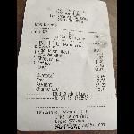 Our Receipt For The Most Expensive Meal We Ve Had In An Airport 