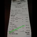 The Bill Picture Of Waterfront Danang Restaurant Bar Da Nang