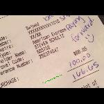Pay It Forward Couple Leave 100 Tip To Waiter For Pretty Terrible