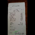 Yikes Dinner Receipt For Two Plus More Wine Ordered In Bar Yelp