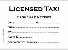 Coastal Cab Company receipt